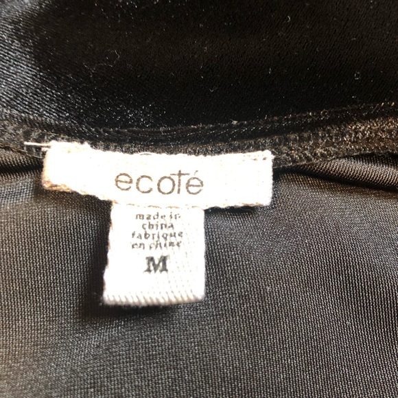 Urban Outfitters Exote M Black Velvet Maxi Dress - Picture 6 of 7